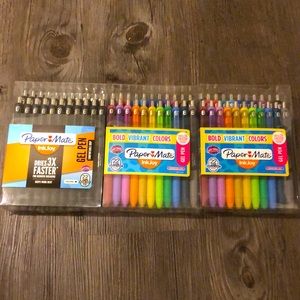 Papermate inkjoy gel pens 3 packages of 22 each. New in package.